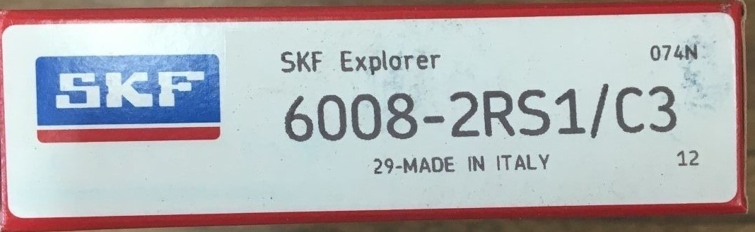 6008-2RS C3 SKF Bearing 40x68x15(mm)