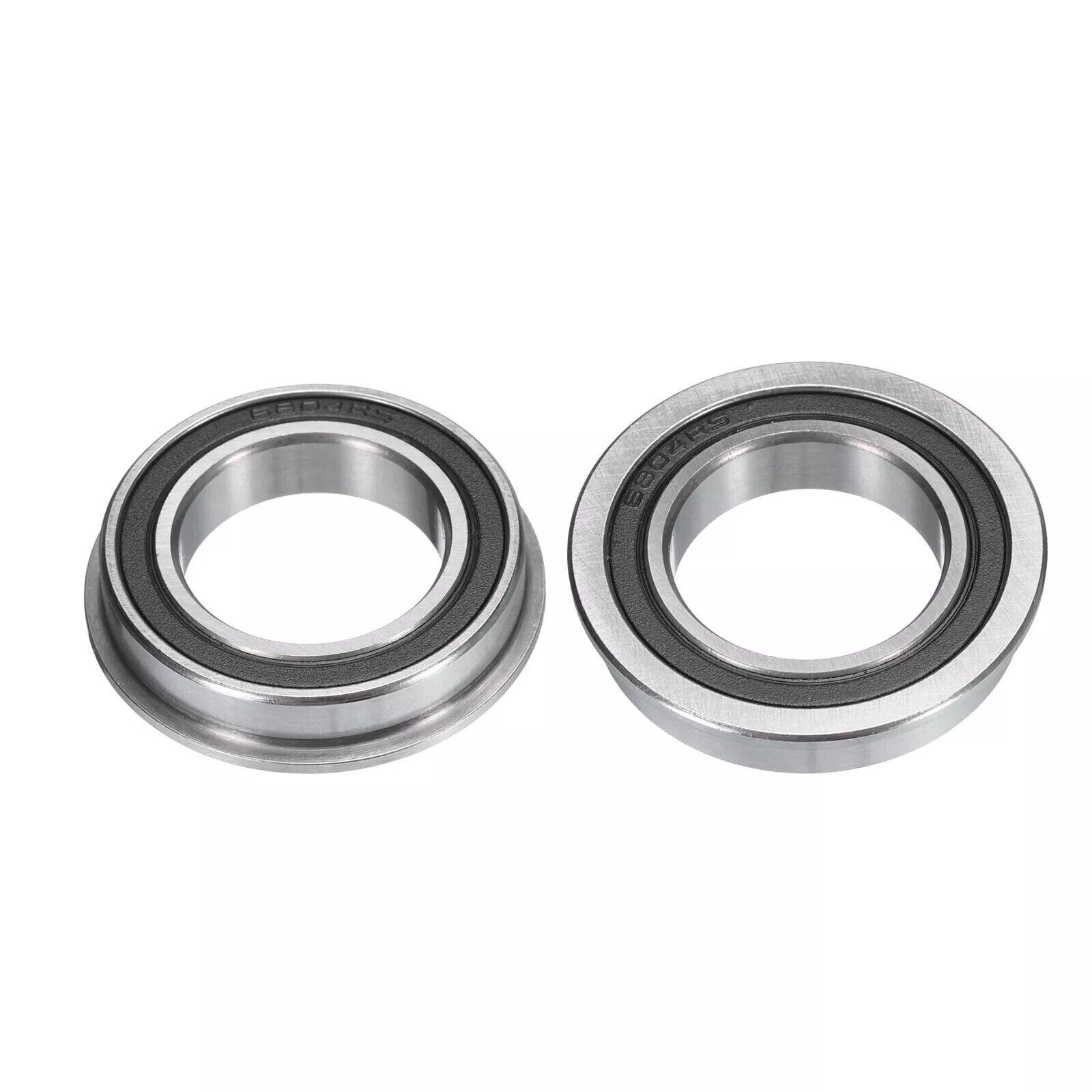 F6805-2RS Flanged Ball Bearing 25x37x7mm Double Seals Chrome Steel Bearings 4pcs