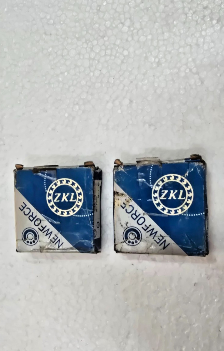 3205 C3 Double Ball Bearing ZKL NEW FORCE 3205C3 Czech 25x52x20.6 MM Lot Of 2
