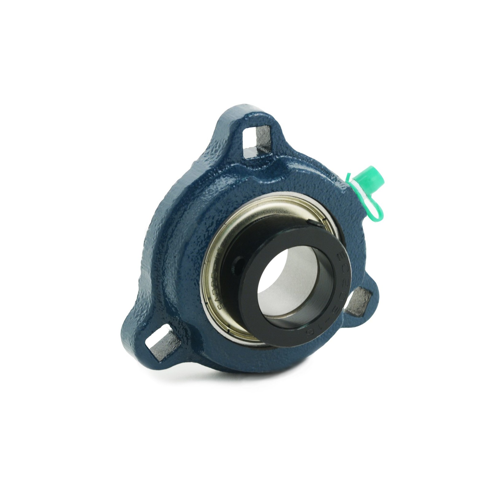 SAFCT204-12G 3-Bolt Flange Mounted Bearing Unit, 0.75 in Bore, Dual Seal K-Type