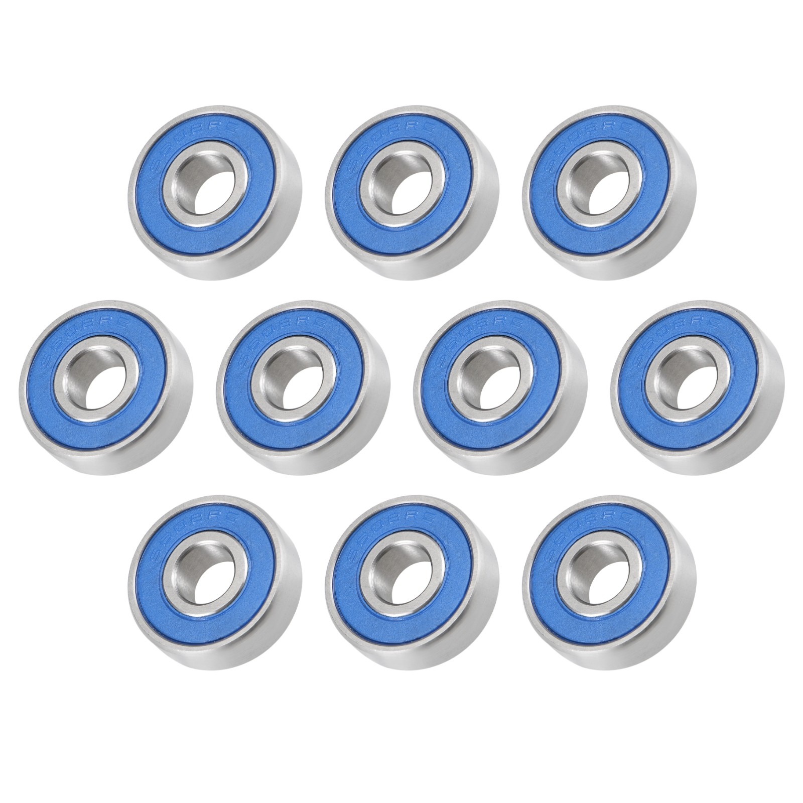 Bearings (S608-2RS, 8mmx22mmx7mm) 10Pcs, Stainless Steel Double Sealed
