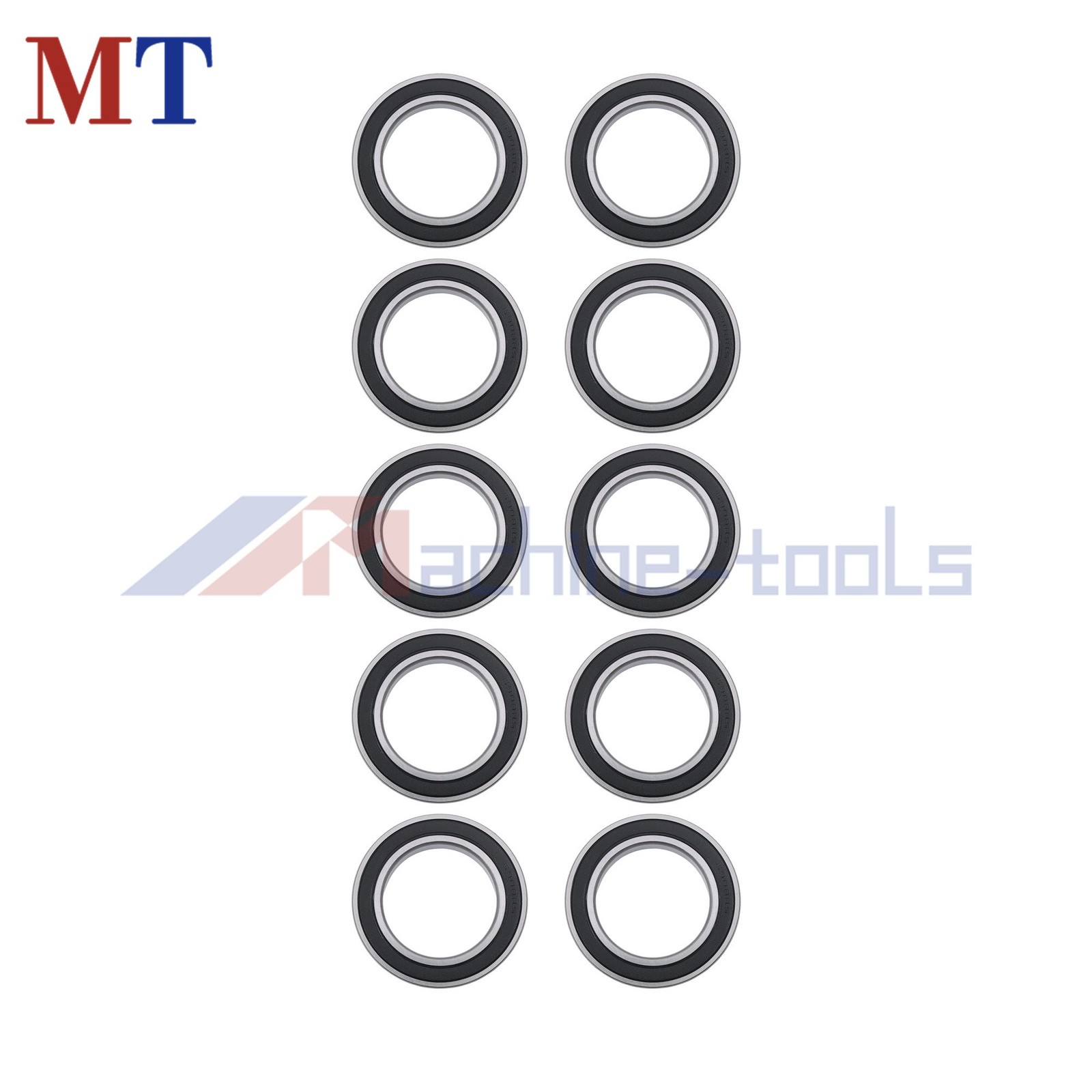 6908-2RS Rubber Sealed Ball Bearings 10pcs 40x62x12mm Set