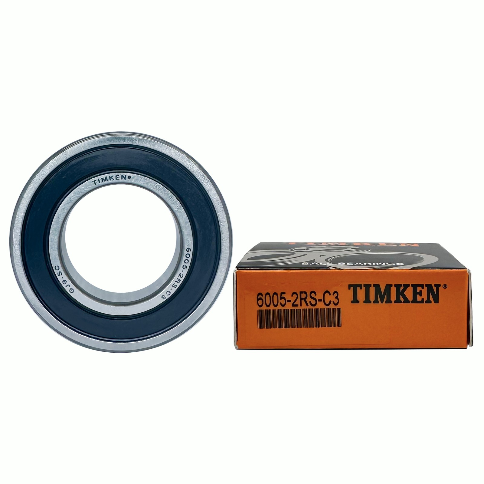 10PACK TIMKEN 6005-2RSC3 6005-2RS 25X47X12MM Double Rubber Seal Bearings 6005C3