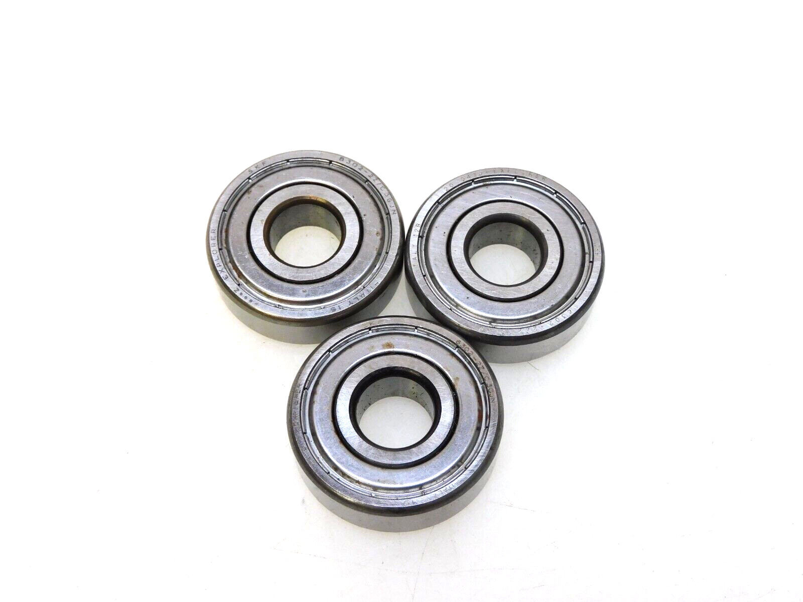 LOT OF 3 SKF 6302-2Z/C3GJN DEEP GROOVE BALL BEARING