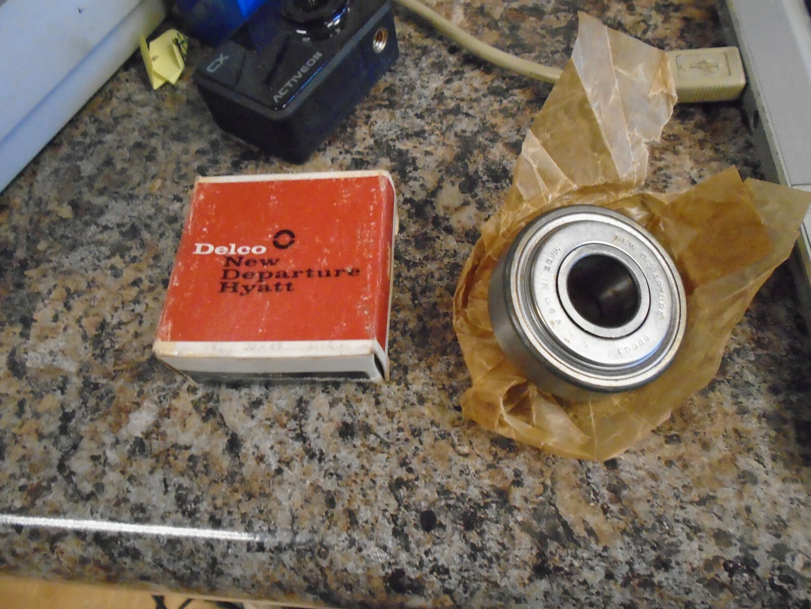 NOS DELCO NEW DEPARTURE HYATT #88603 17mmX47mmX 18mm BEARING A570