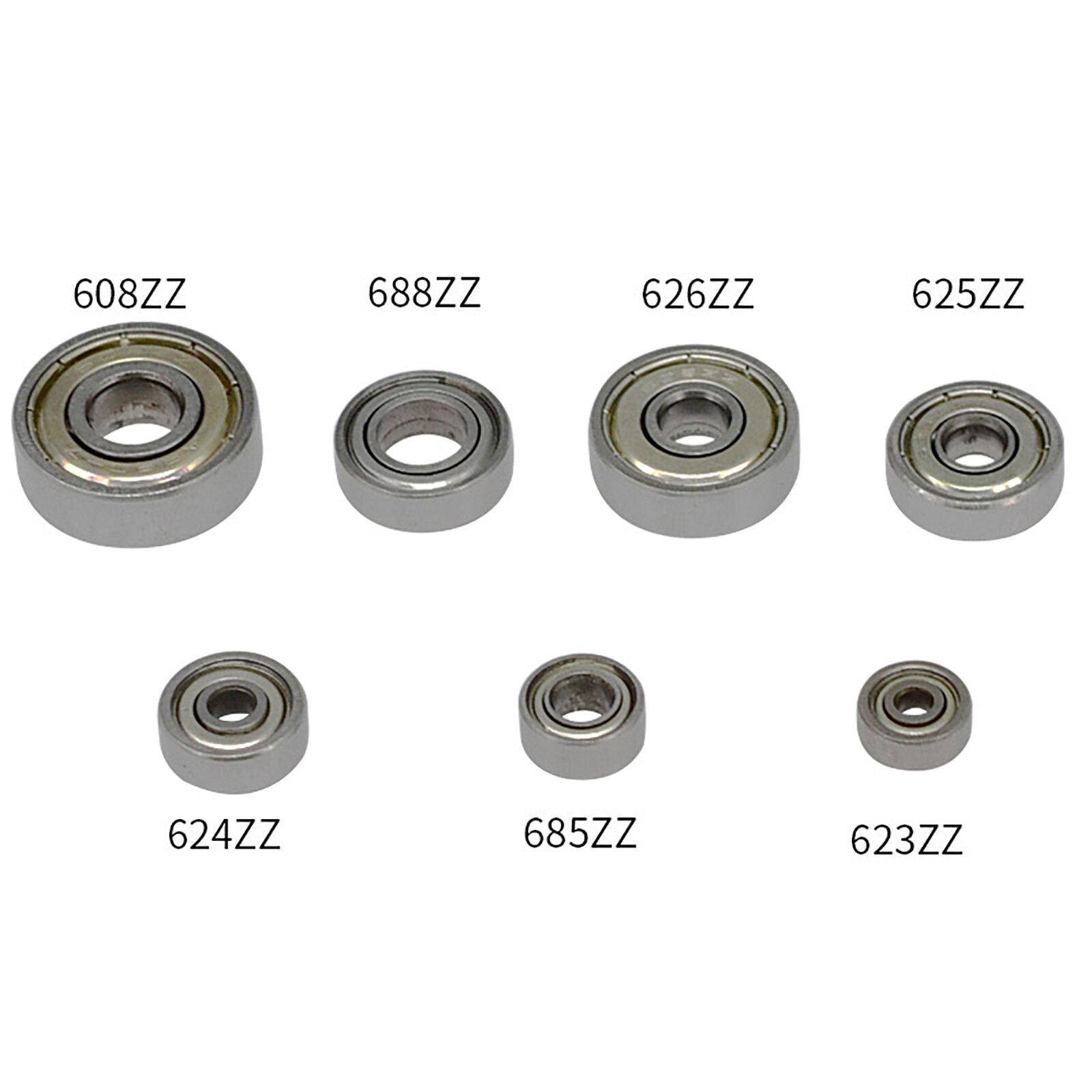 Miniature Ball Bearings Small Seal Micro Mini 623 604 624 685 605 625 606-628 ZZ