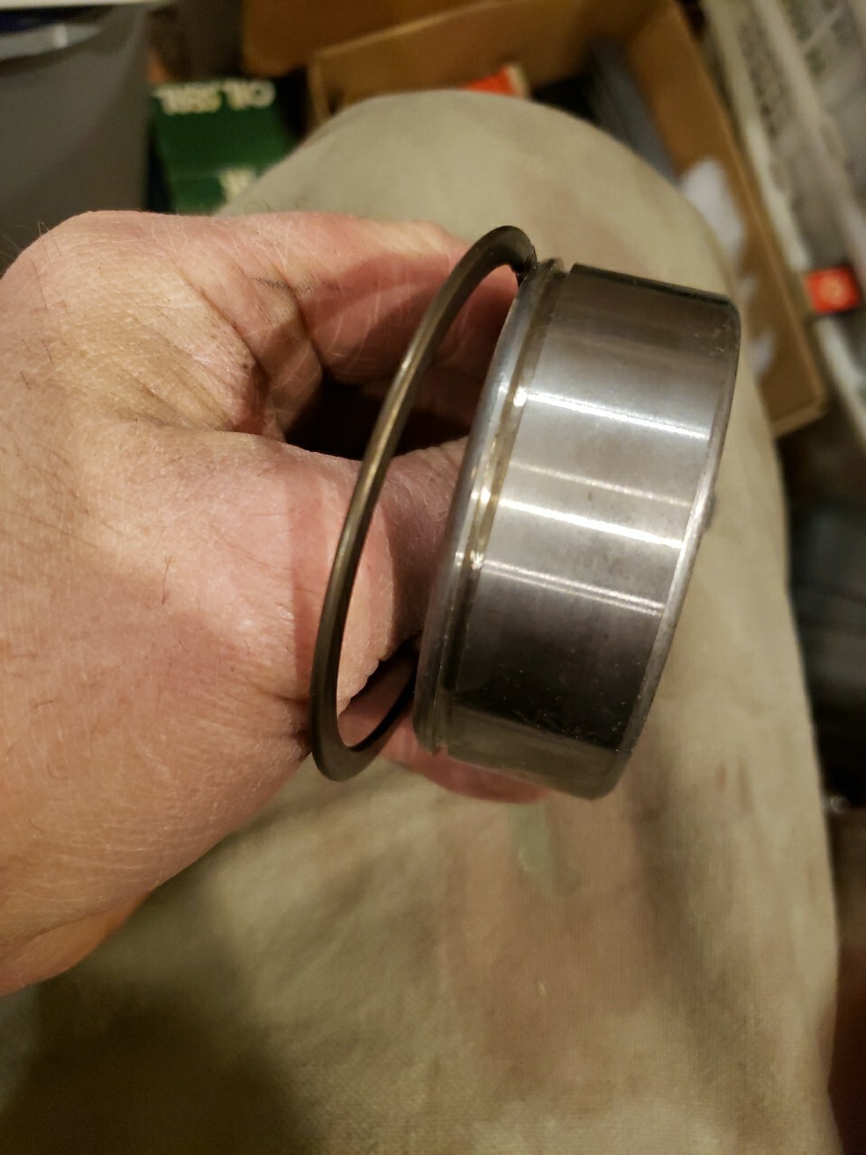 NTN 5207 DOUBLE ROW BALL BEARING WITH SNAP RING