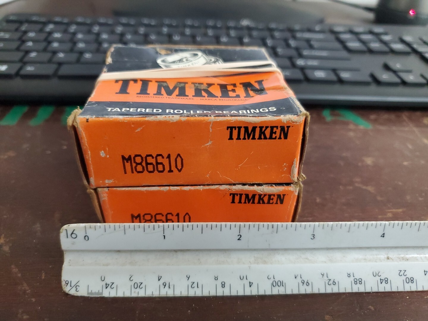 (2-PCS) TIMKEN M86610 Tapered Roller Bearings (TA1MS)