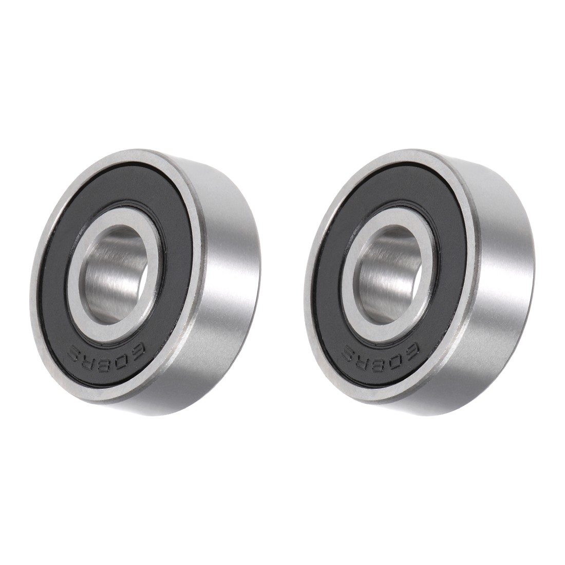 Deep Groove Ball Bearings 608-2RS 8mmx22mmx7mm 2Pcs Chromium Steel Double Sealed