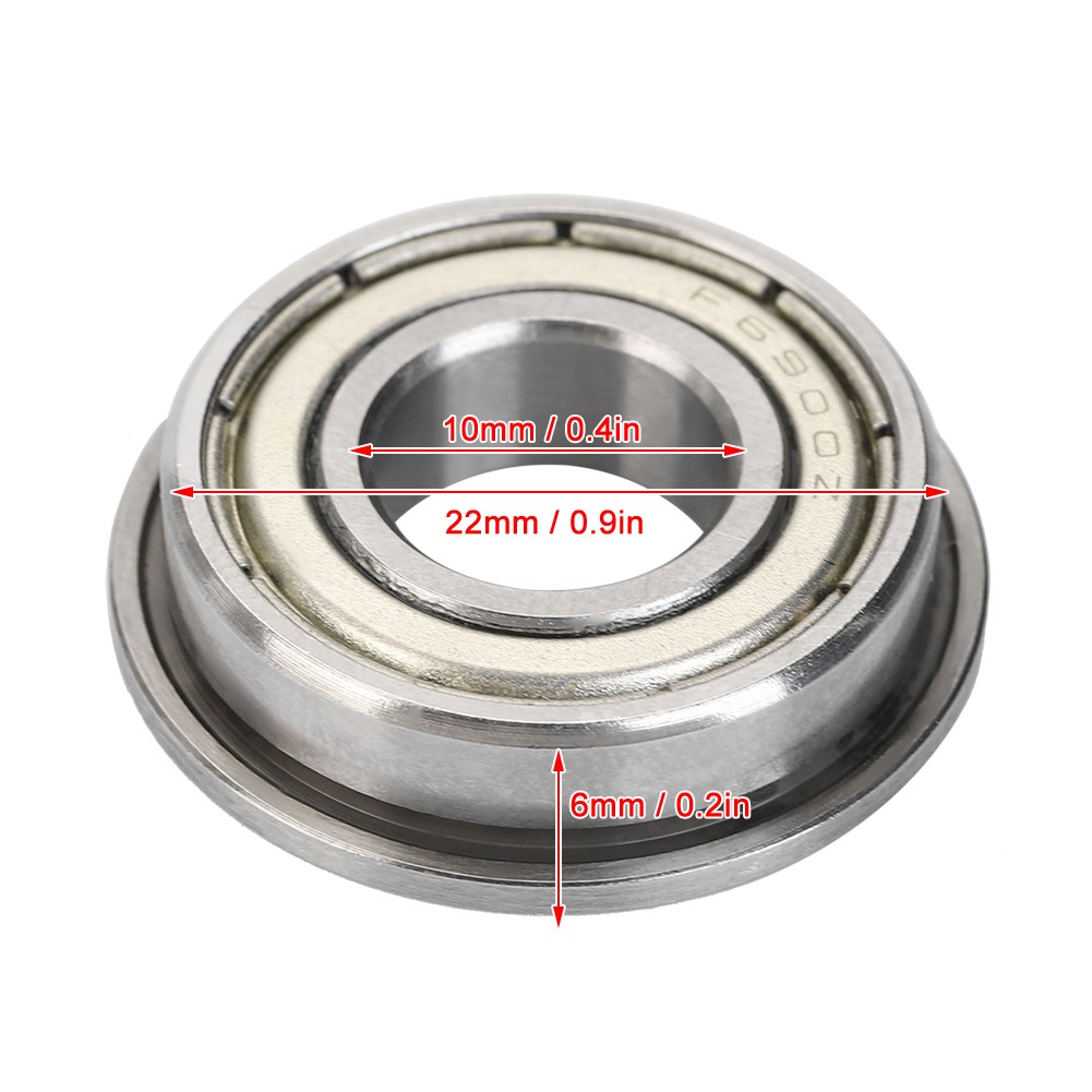10Pcs F6900ZZ General Ball Bearing Lightweight For Smooth Operation Popular