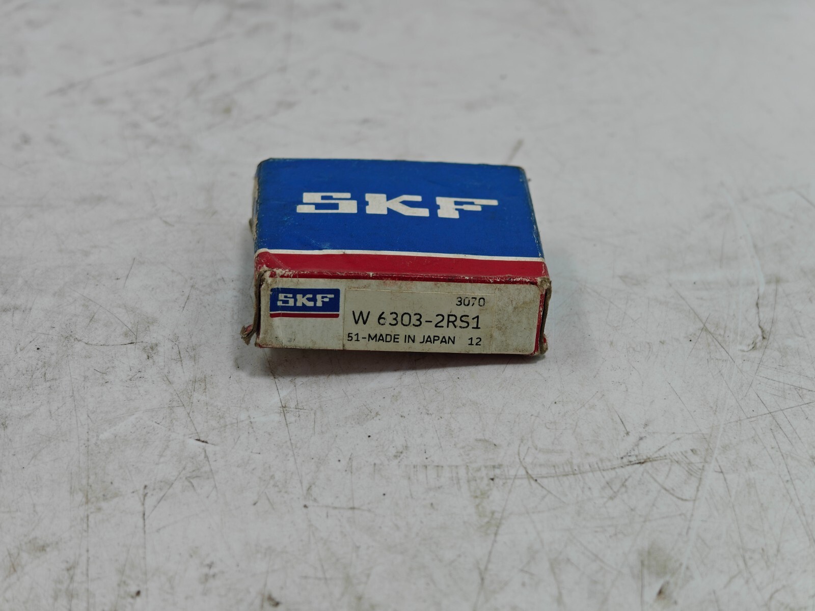 SKF W6303 2RS1 Stainlees Steel Ball Bearing, Rubber Sealed 17x47x14 mm