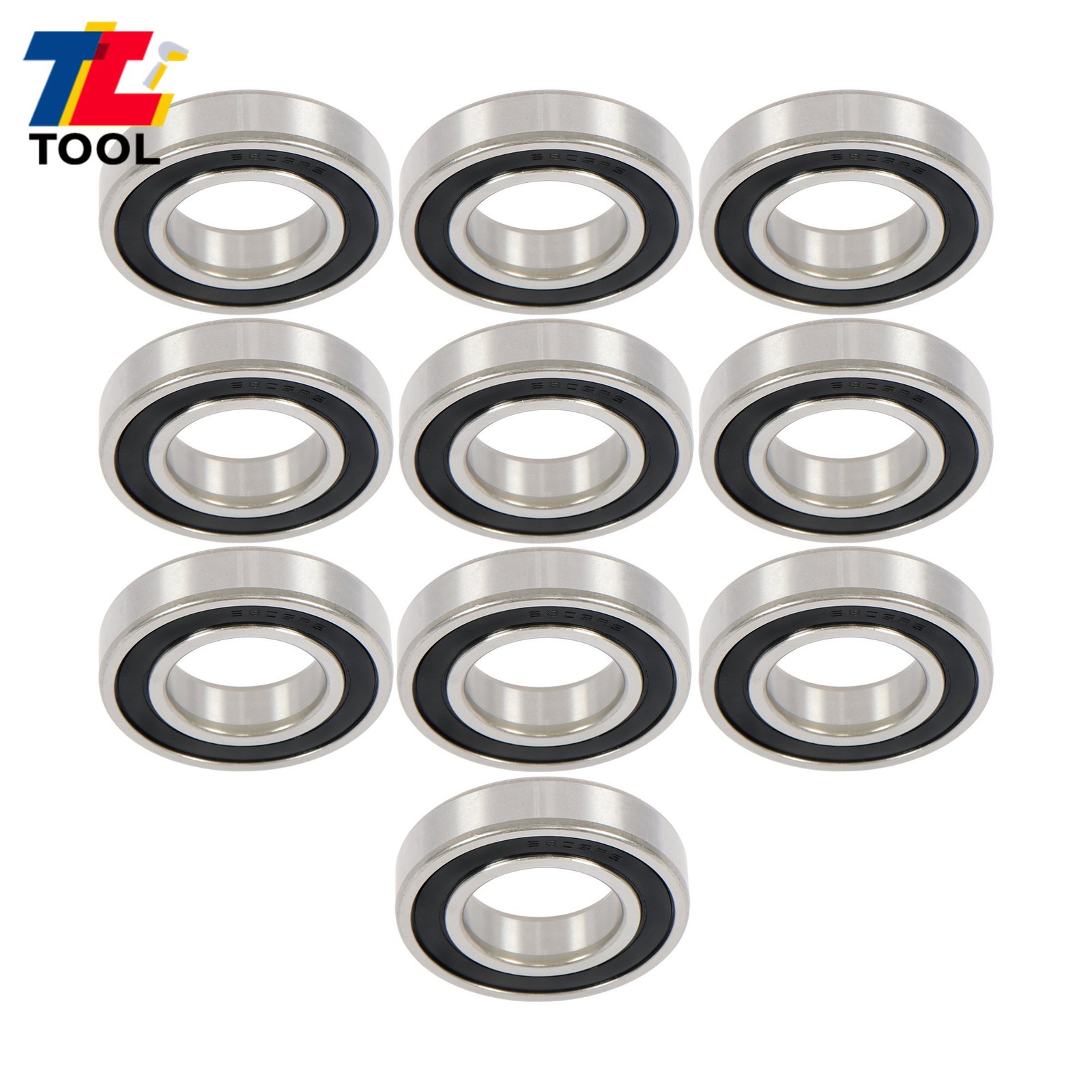 10 Pack 6209-2RS 45x85x19mm Bearings Double Rubber Sealed