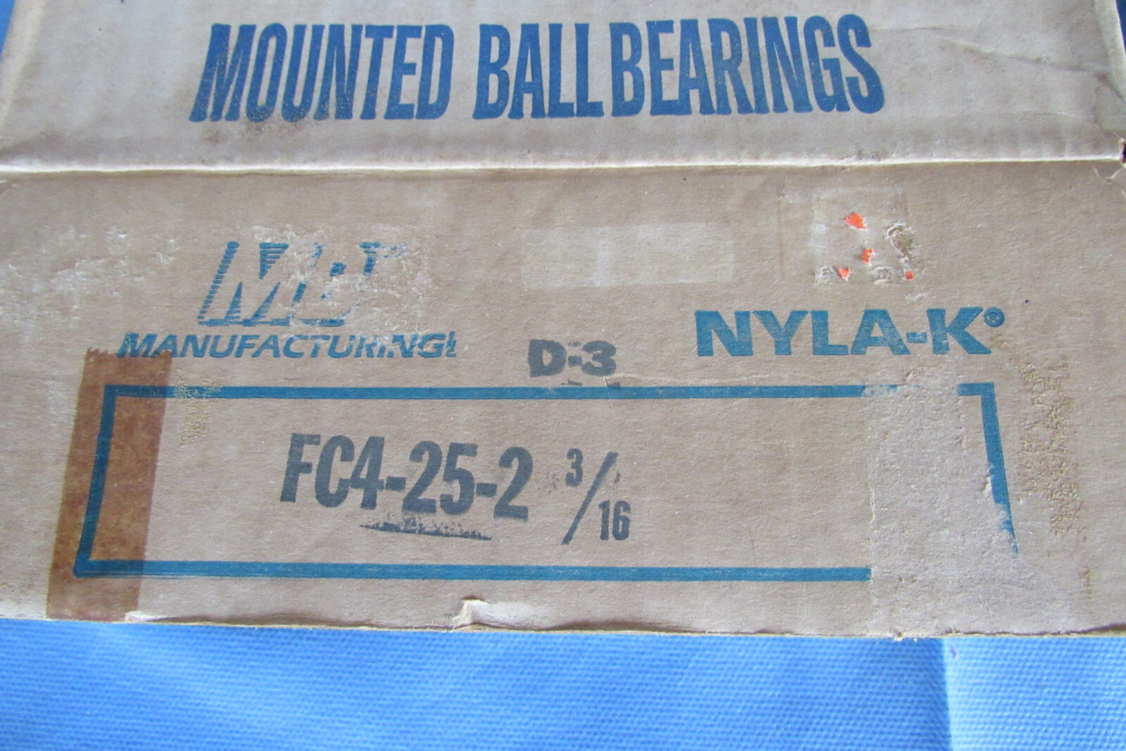 NOS in Box MB Manufacturing Nyla-K FC4-25 2-3/16 FLANGE BLOCK Bearing USA