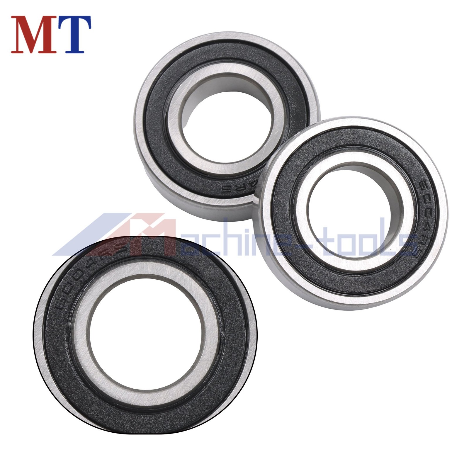 10 Pcs 6004-2RS C3 Bearing 20x42x12mm Premium Rubber Sealed Industrial Grade