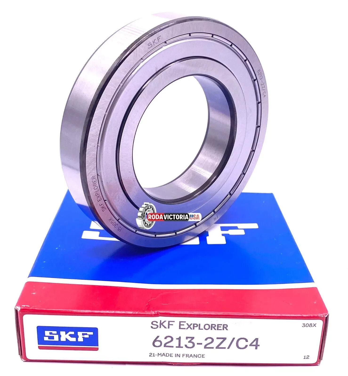 SKF 6213 ZZ C4 Deep Groove Ball Bearing, Metal Shielded 65x120x23 mm