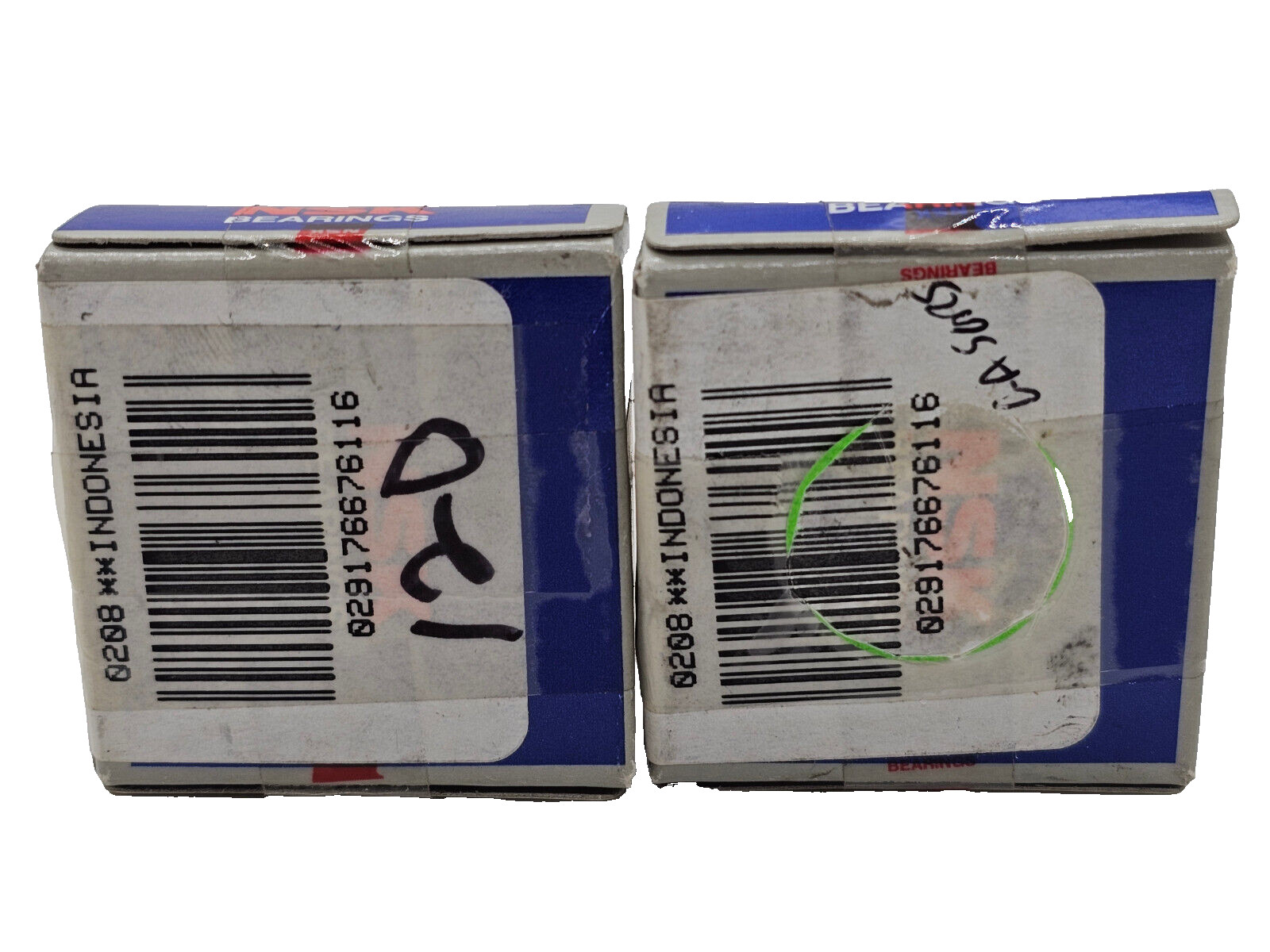 SEALED NSK 608ZZC3 Deep Groove Ball Bearing, Double Shielded 8x22x7mm Lot of 2
