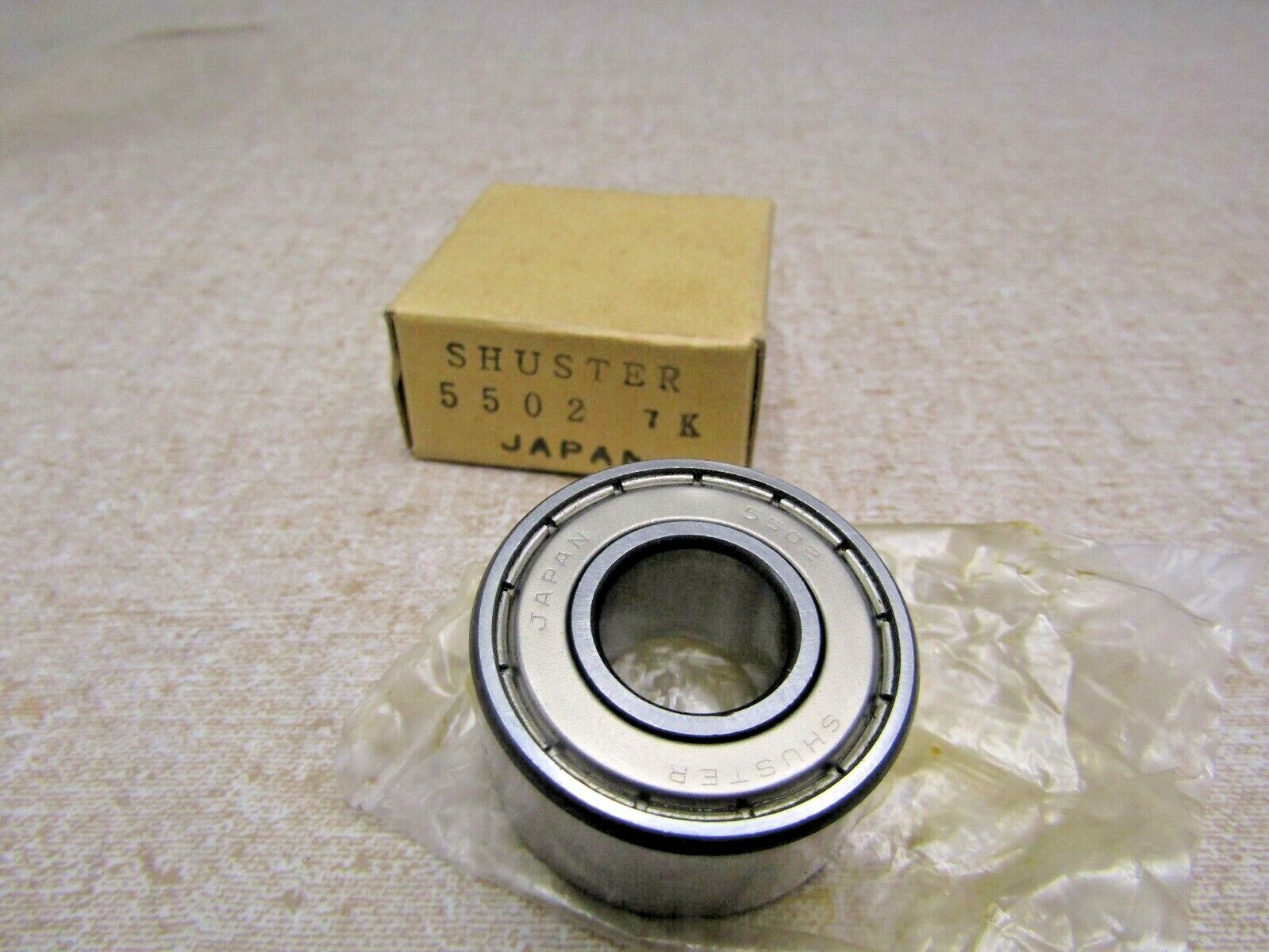 Shuster Japan 5502 55502 5202KD 15mmX 35mmX .625″ Angular Contact Bearing