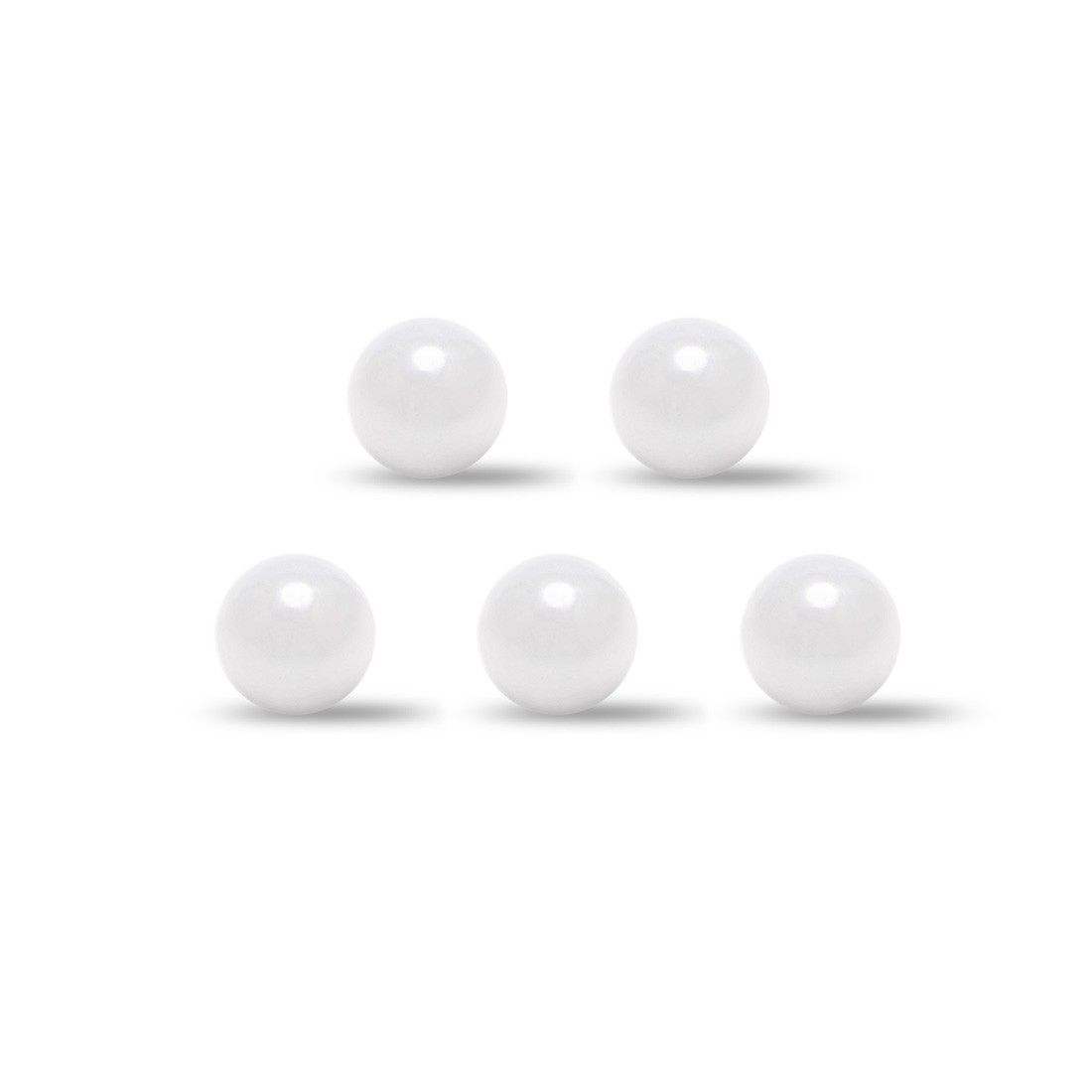 2mm Ceramic Bearing Balls, ZRO2 Zirconium Oxide Ball G5 Precision 5pcs