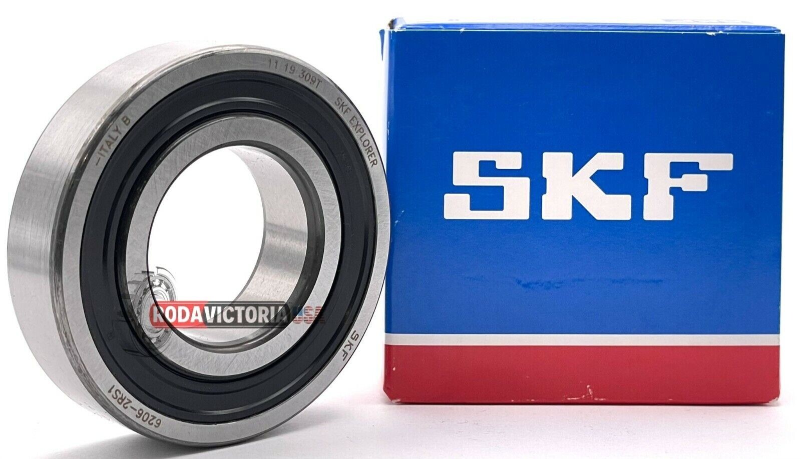 SKF 6206 2RS C2 DEEP GROOVE BALL BEARING, RUBBER SEALED 30x62x16mm