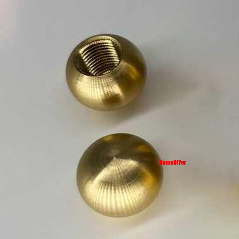 Loose Brass Balls With Threaded M4-M12 Solid Metal Bearing Ball Diameter 10~60mm