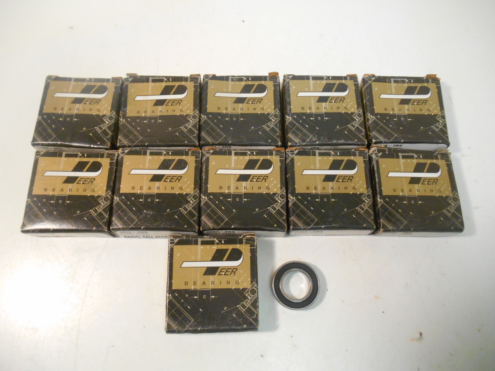(11) NIB Peer 6903-2RS Radial Ball Bearings: 17x30x7