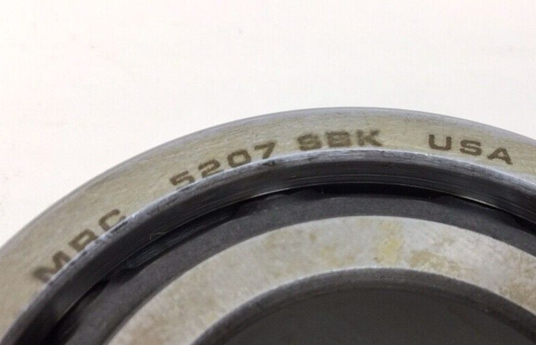 MRC 5207SBK Angular Contact Ball Bearing Double Row 35mm ID X 72mm OD X 27mm W