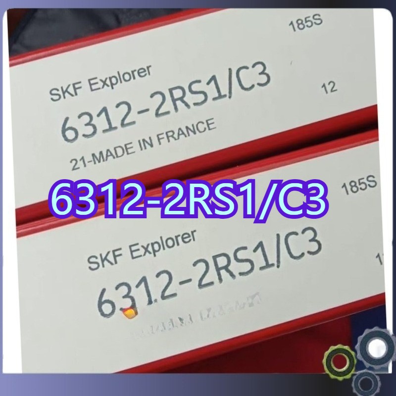 6312-2RS1/C3 NEW SKF single row deep groove ball bearing 1PCS fast shipping