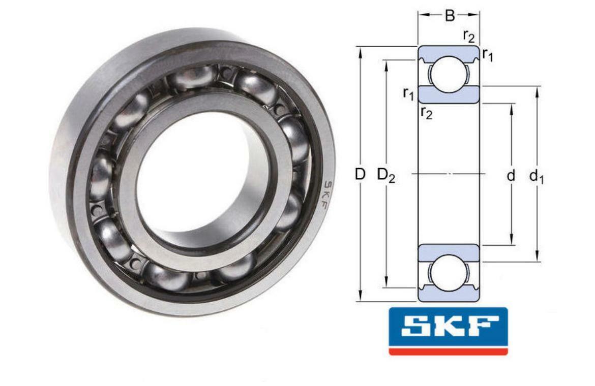 SKF 6209 C3 DEEP GROOVE BALL BEARING 45x85x19 NEW
