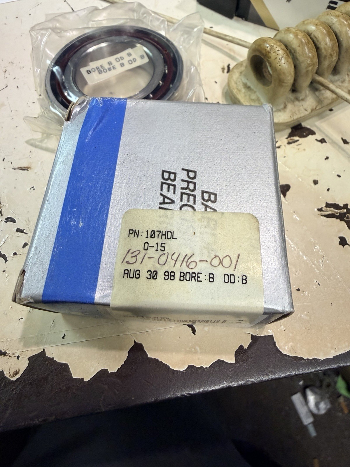*** Barden 107HDL Angular Contact Bearing 35mm Bore