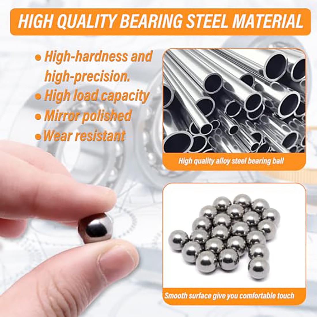Multiple micro sizes 1mm~20mm Catapult / Slingshot Carbon Steel Ball Bearings