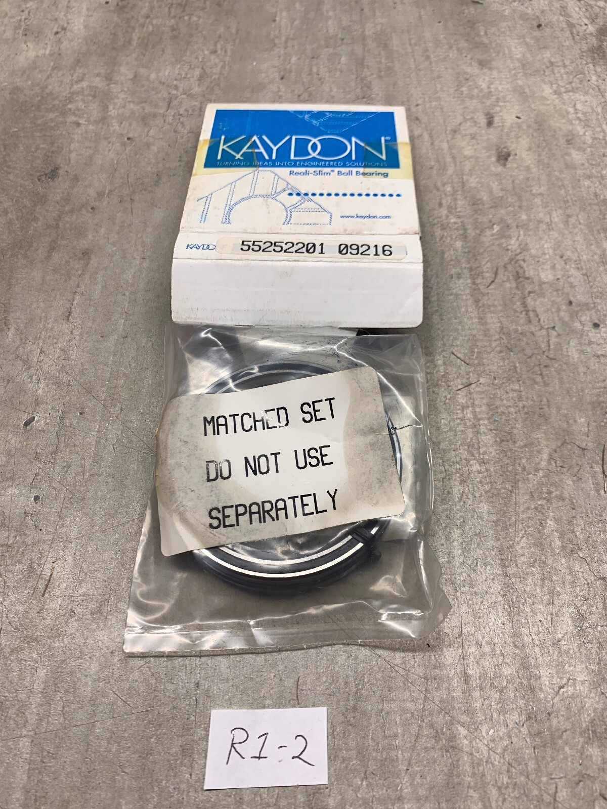 NEW! KAYDON 0S3Y4 Reali-Slim Ball Bearings 55252201_*MATCHED SET*_FAST SHIPPING!