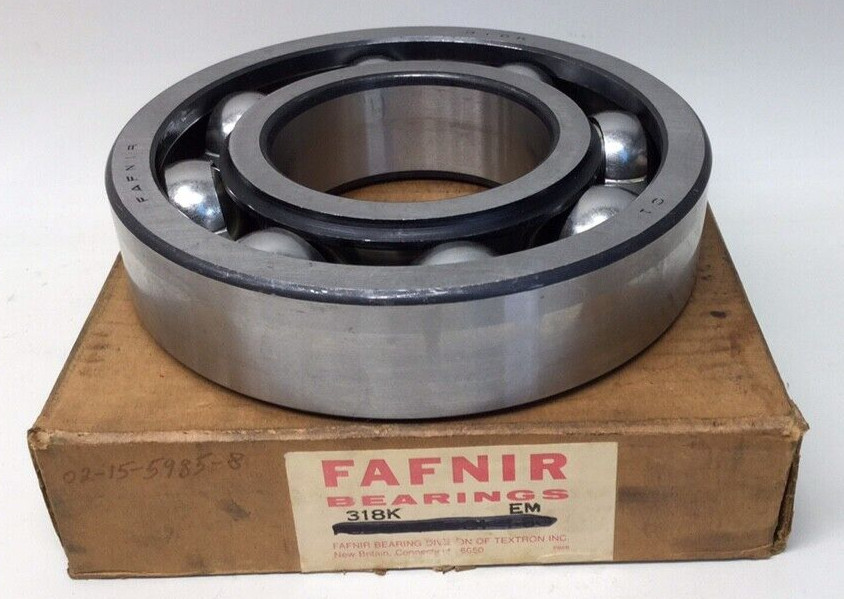 Fafnir 318K Single Row Ball Bearing 6318 1318 318 318S 318KC1 43mmX90mmX190mm