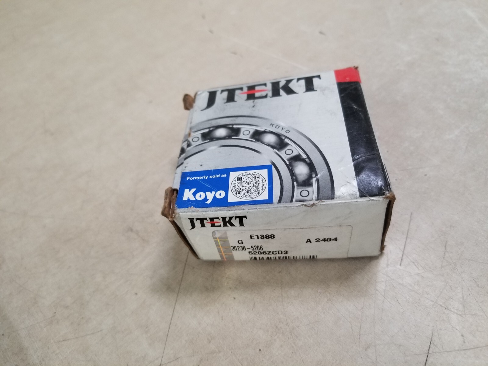 Koyo Double Row Ball Bearing 5206ZCD3
