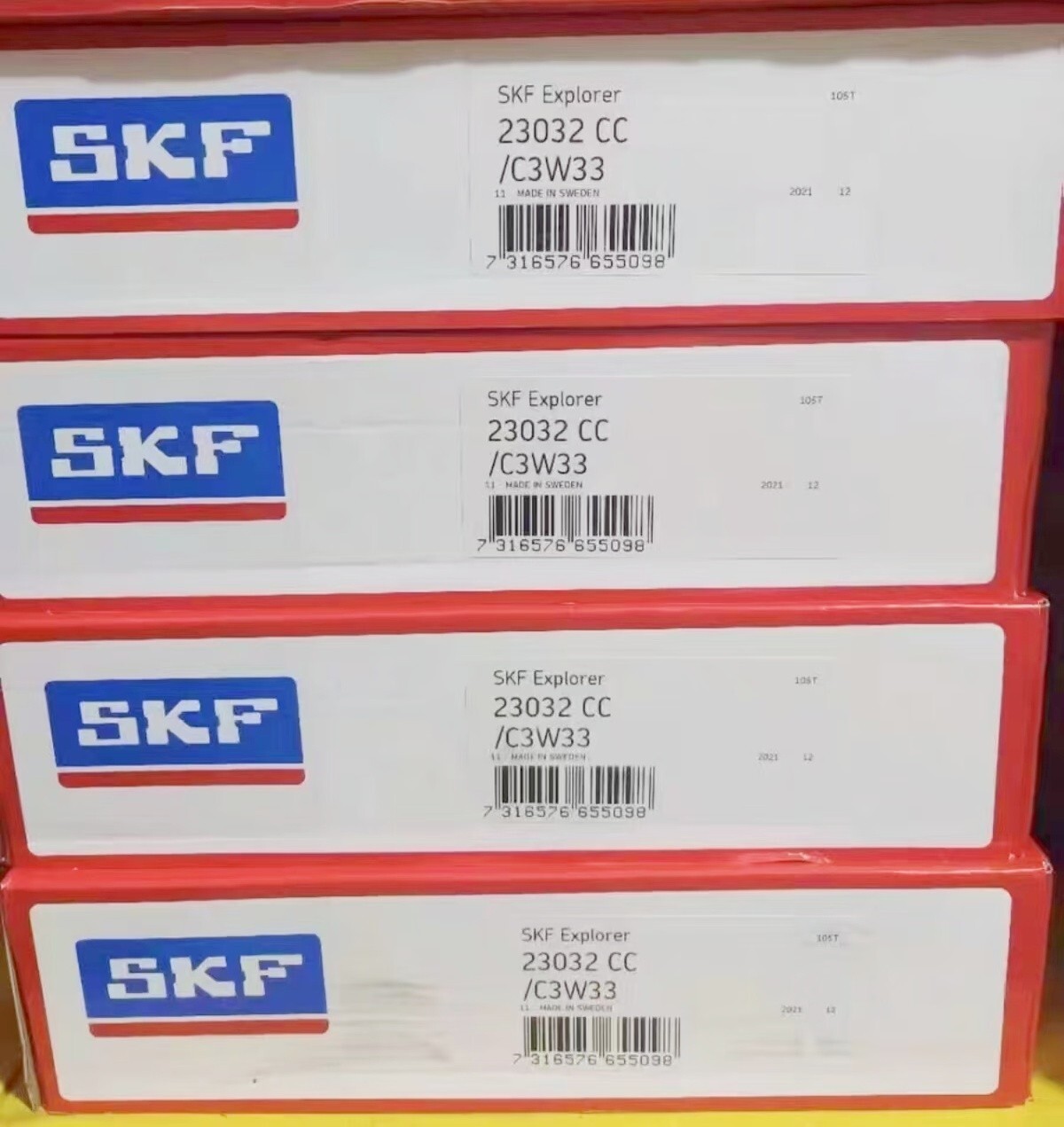 1X SKF 23032 CC/C3W33 spherical roller bearing