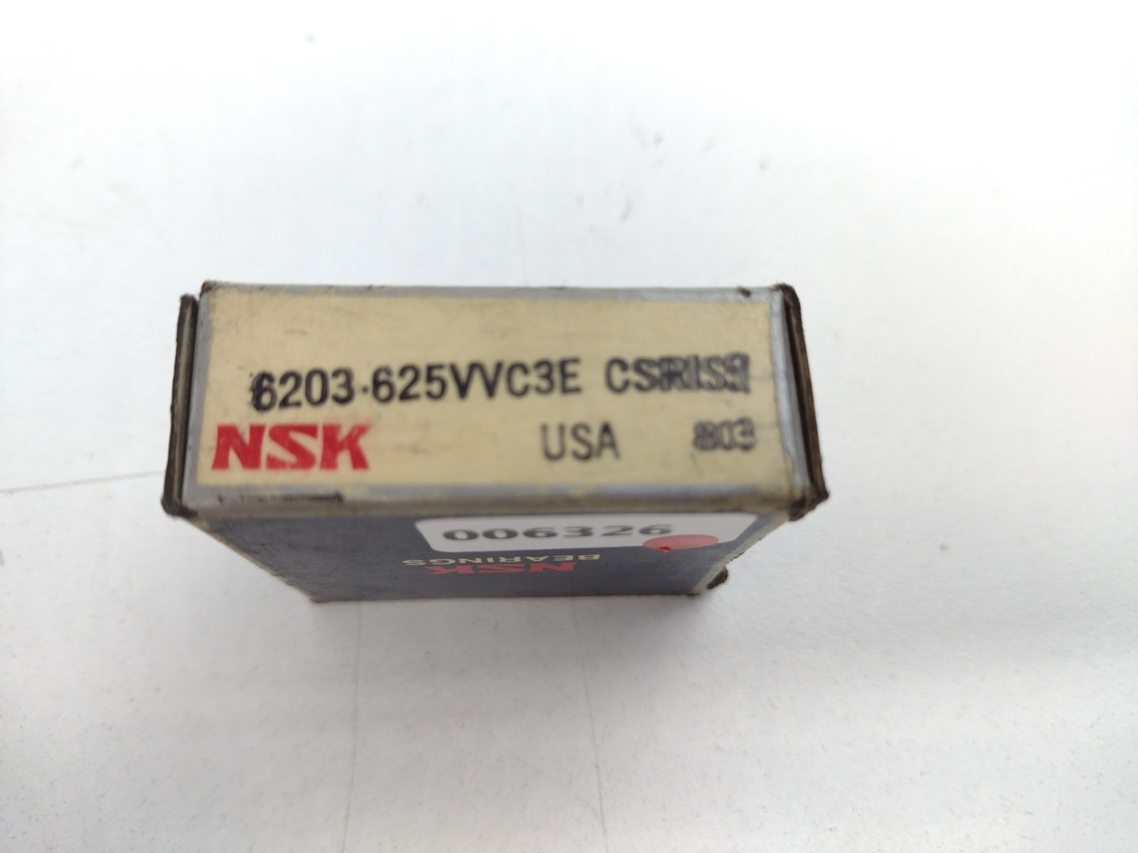 *** NSK 6203-625VVC3E Radial Deep Groove Ball Bearing 0.6250 inch Bore