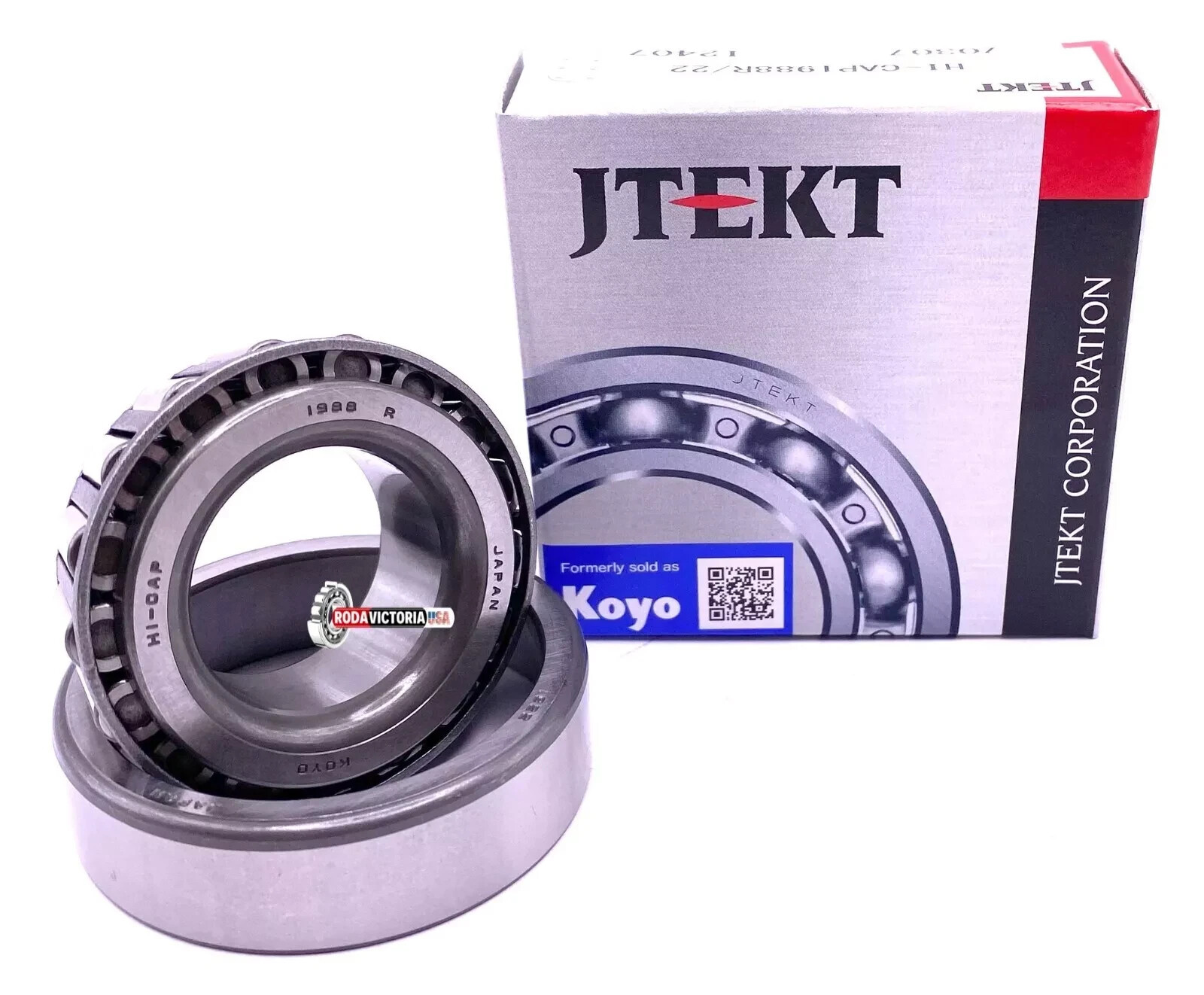 KOYO Japan 1988R/22 Tapered Roller Bearing Cone and Race 28.58×57.15×19.85 mm