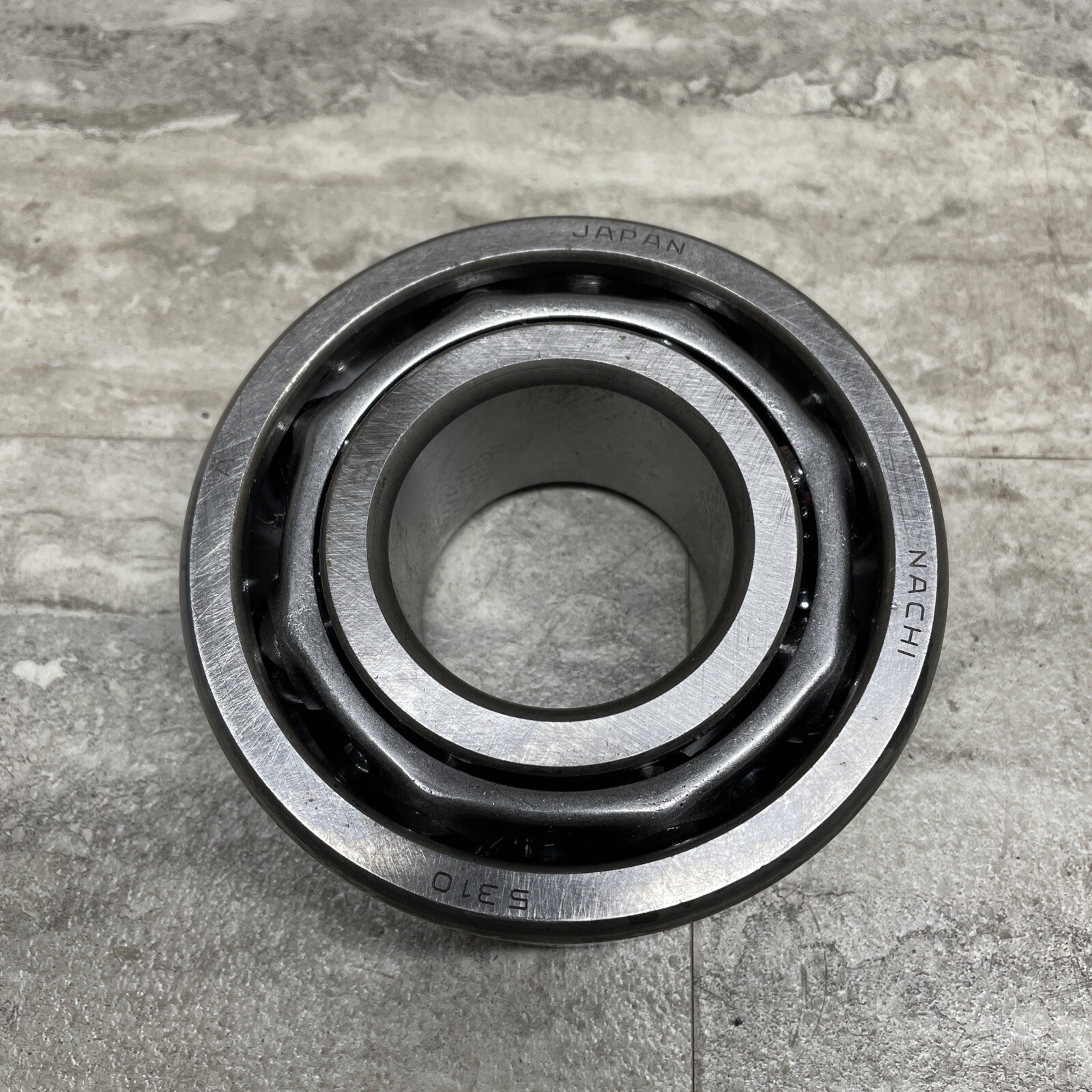 Nachi 5310 Angular Contact Double Row Ball Bearing, 50x110x44.4, New