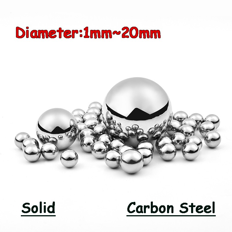 Bearing Steel Ball High Precision Solid Balls Smooth Carbon Steel Beads 1mm~20mm