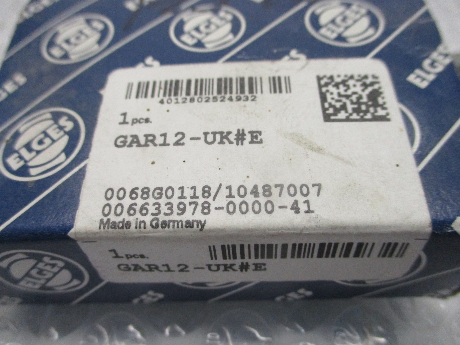 ELGES GAR12-UK#E BEARING HEAD NSMP