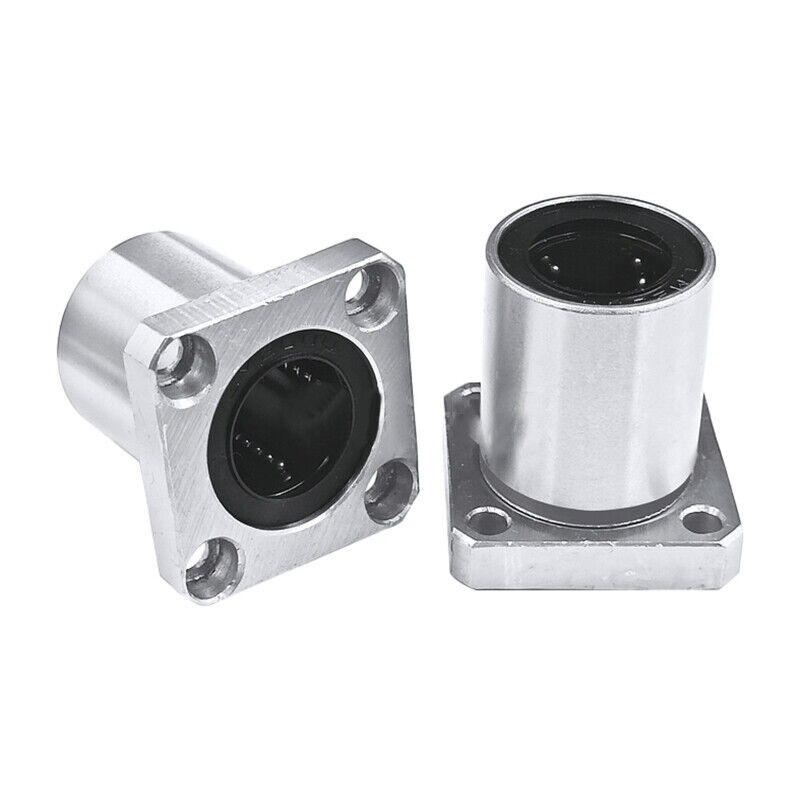 LMK6LUU – LMK60LUU Long Type Square Flange Linear Motion Bushing Bearing 6- 60mm