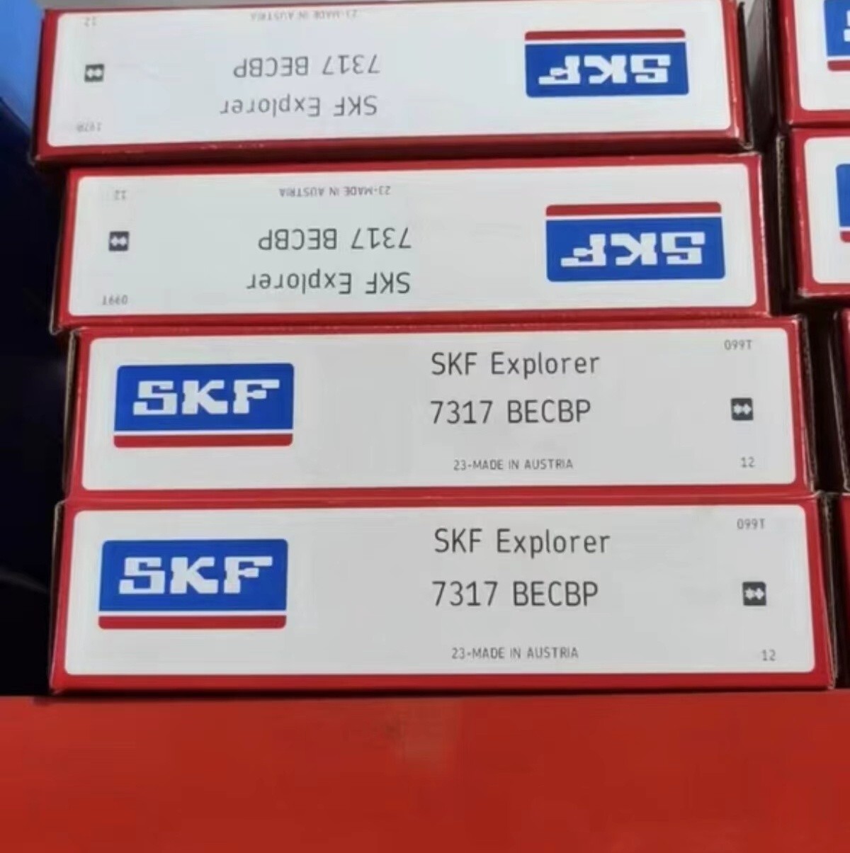 1PC SKF 7317 BECBP Angular Contact Bearing
