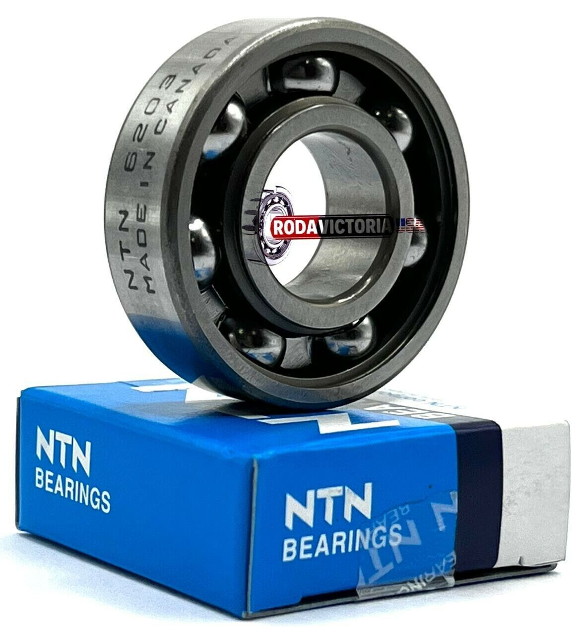 NTN 6203 RS DEEP GROOVE BALL BEARING, ONE SIDE RUBBER SEALED
