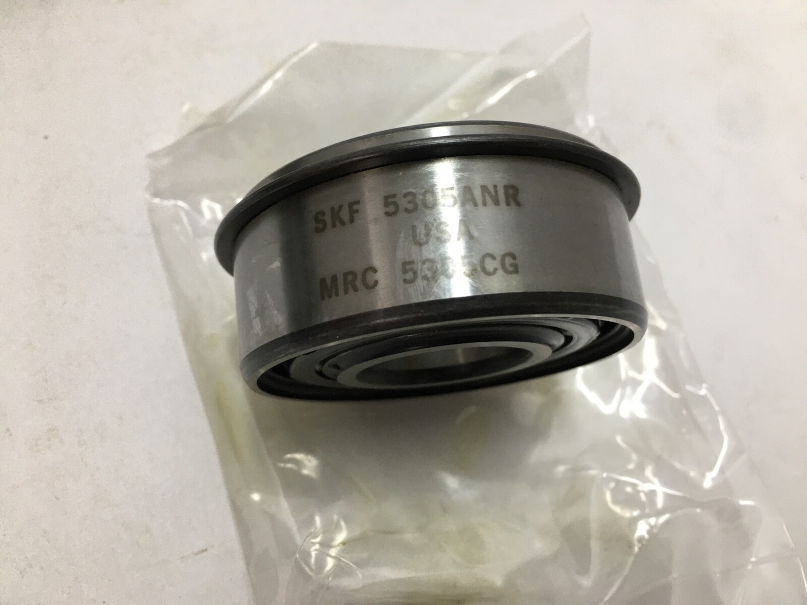 SKF 5305ANR Bearing w/ Snap Ring 25mmx62mmx1″ 3305 A NR 5305-NR MRC 5305CG USA