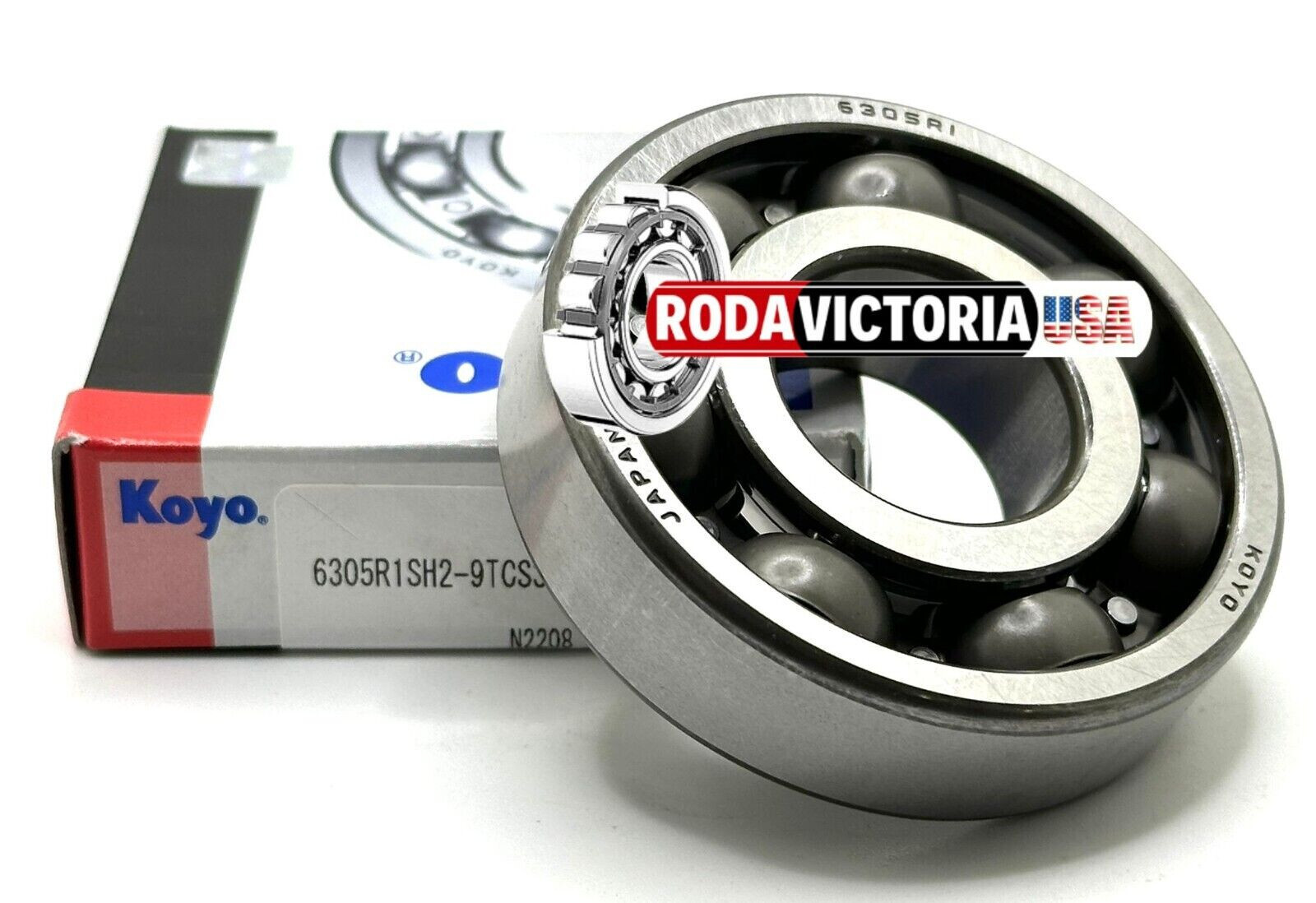 KOYO 6305 R1SH2-9TCS35 BALL BEARING for YAMAHA 93306-30556 25x62x16mm 25BC06