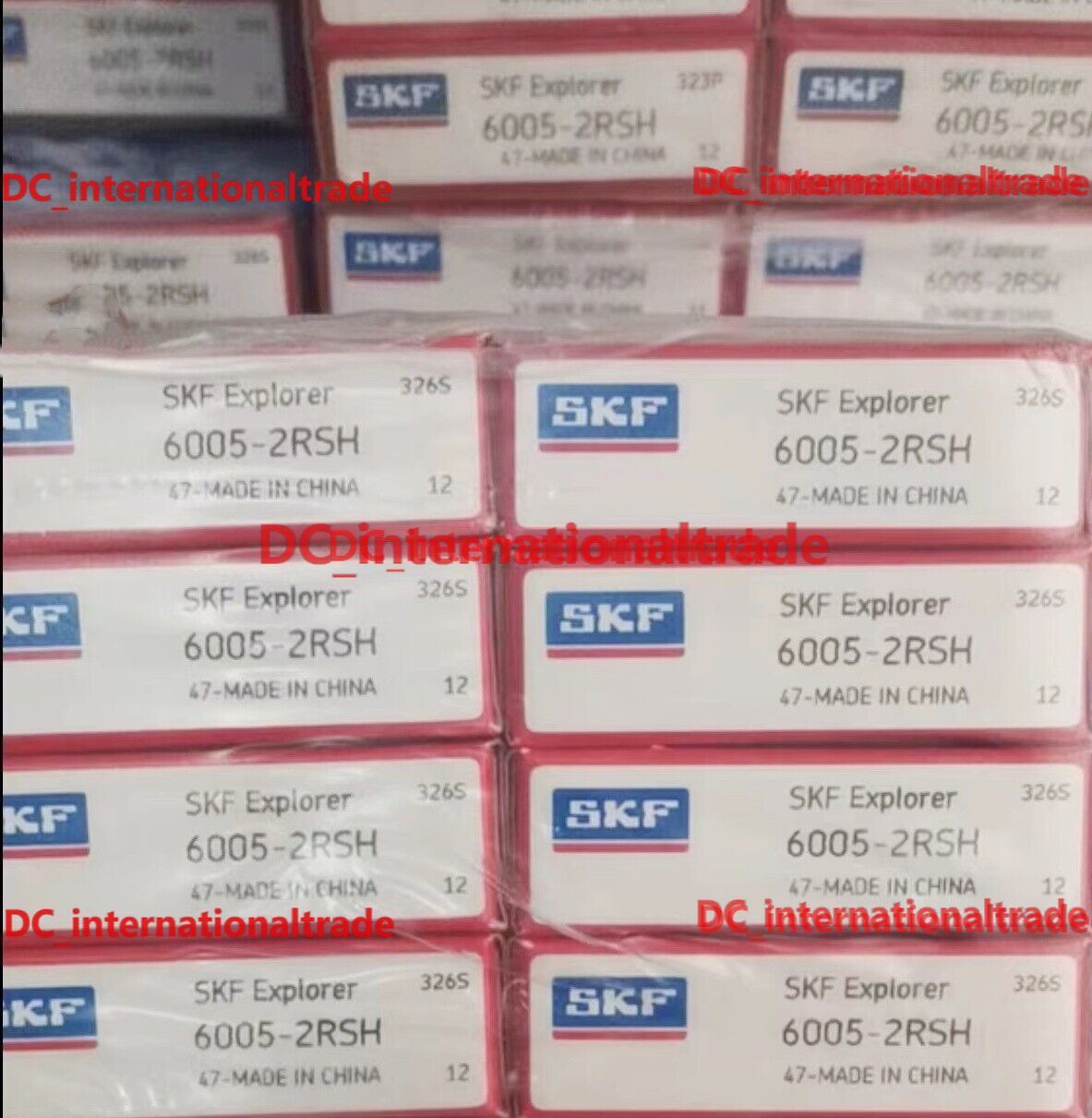 NEW SKF 6005-2RSH single row deep groove ball bearing 1PCS #NN