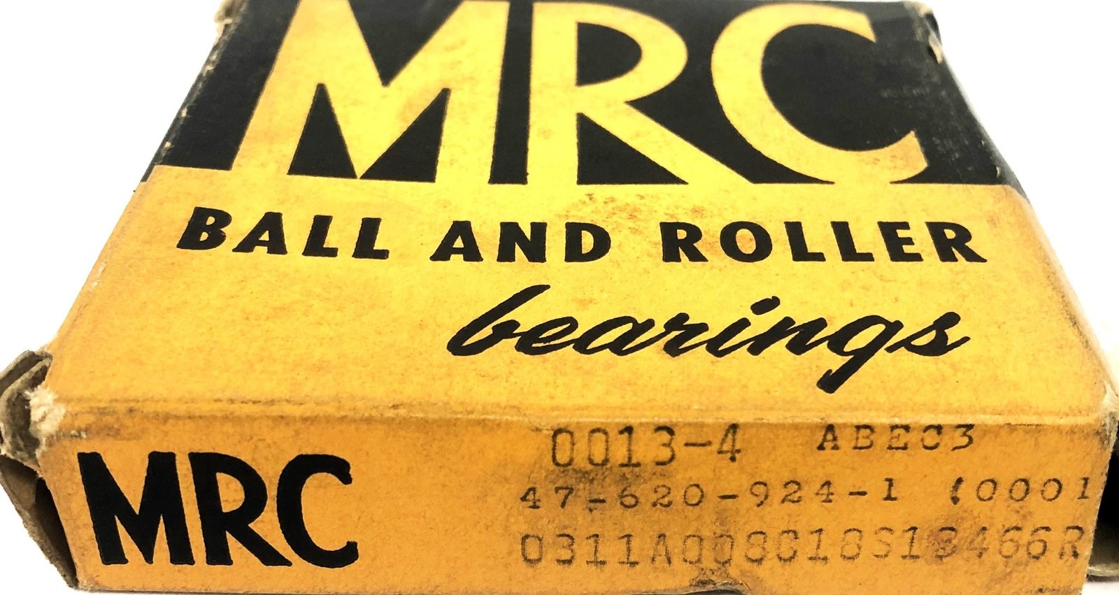 MRC ABEC 3 Angular Contact Ball Bearing 0013-4 NOS