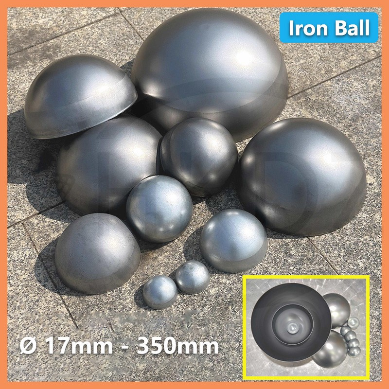 Weldable Iron Decor Half Round Ball Hollow Half Round Railing Balls 17mm – 350mm