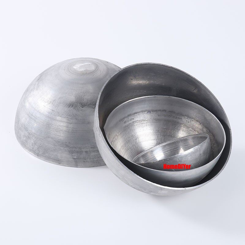 Aluminum Hemispheres Ø 20mm-380mm Metal Hollow Half Ball Alu Round Half Spheres