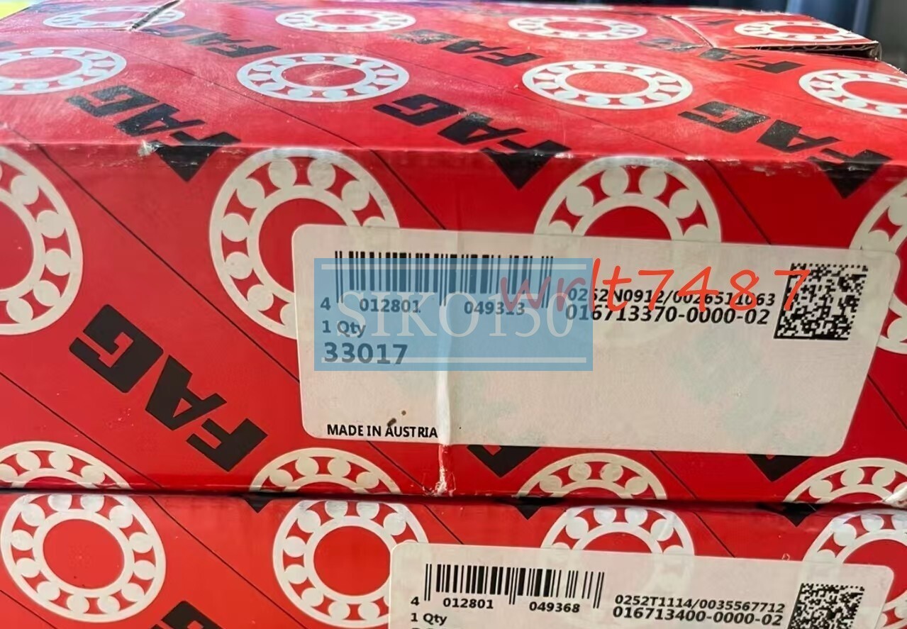 1PC NEW FAG 33017 tapered roller bearing .