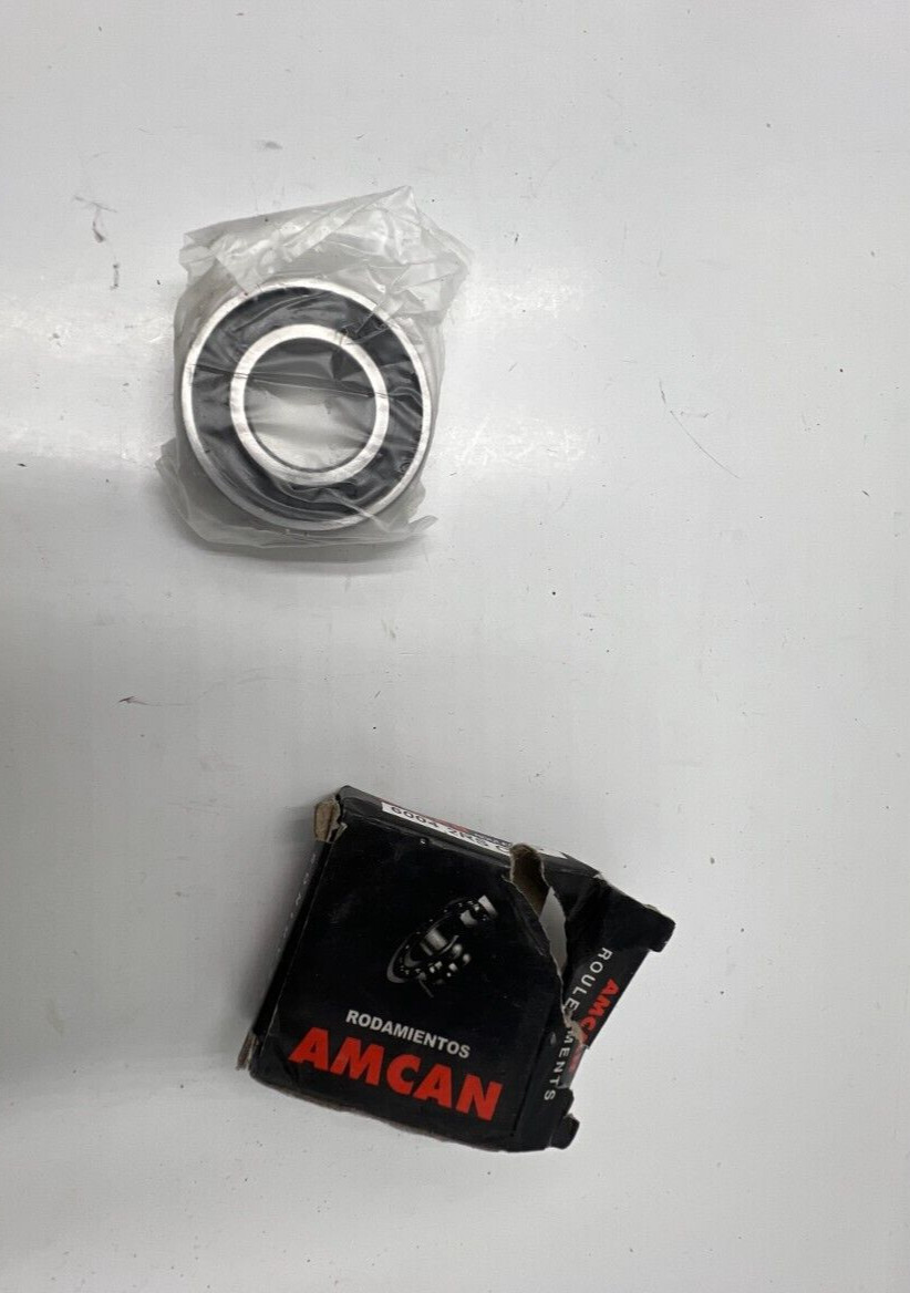 AMCAN Rubber Sealed Single Row Ball Bearing 6004-2RS C3